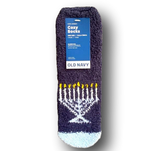 3/$15 Menorah Chanukah Holiday Cozy Fashion Socks - Brand New